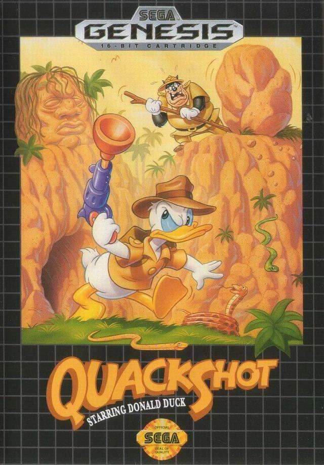 QuackShot Starring Donald Duck (Sega Genesis) - Game Manual Only