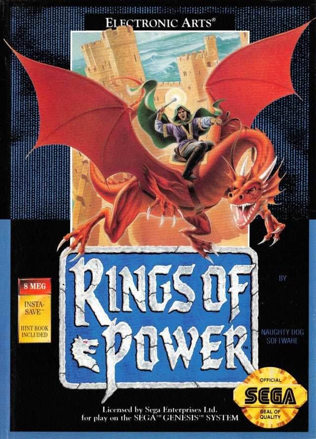 Rings of Power (Sega Genesis) - Game Manual Only