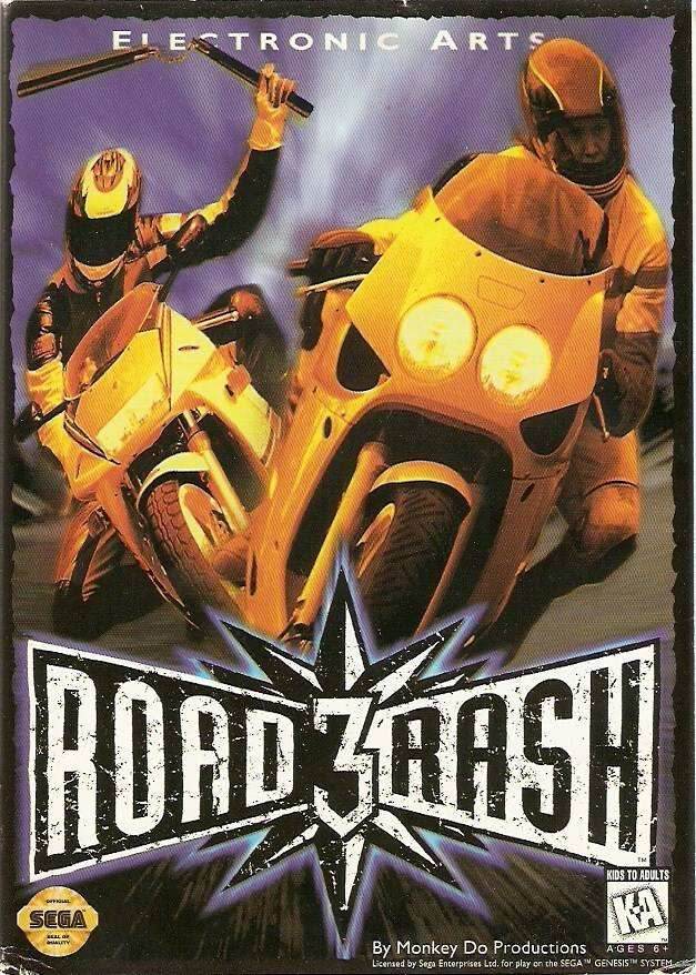 Road Rash 3 (Sega Genesis) - Game Manual Only