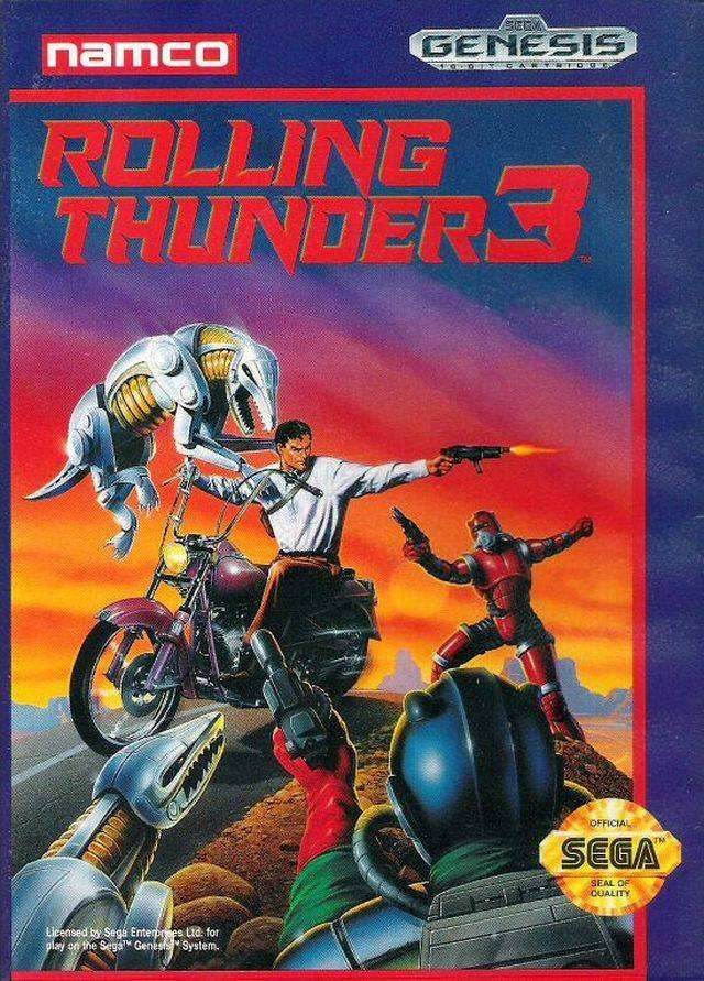 Rolling Thunder 3 (Sega Genesis) - Game Manual Only