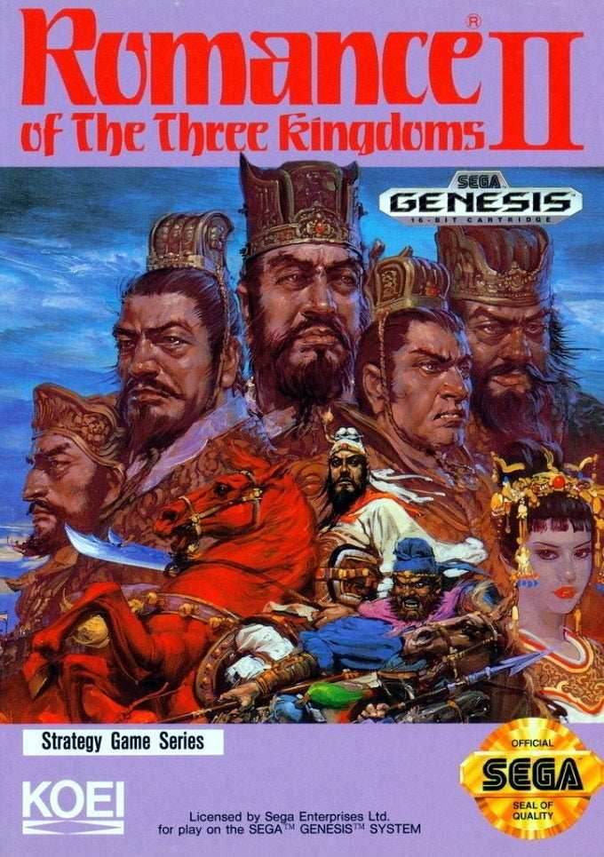 Romance of the Three Kingdoms II (Sega Genesis) - Game Manual Only