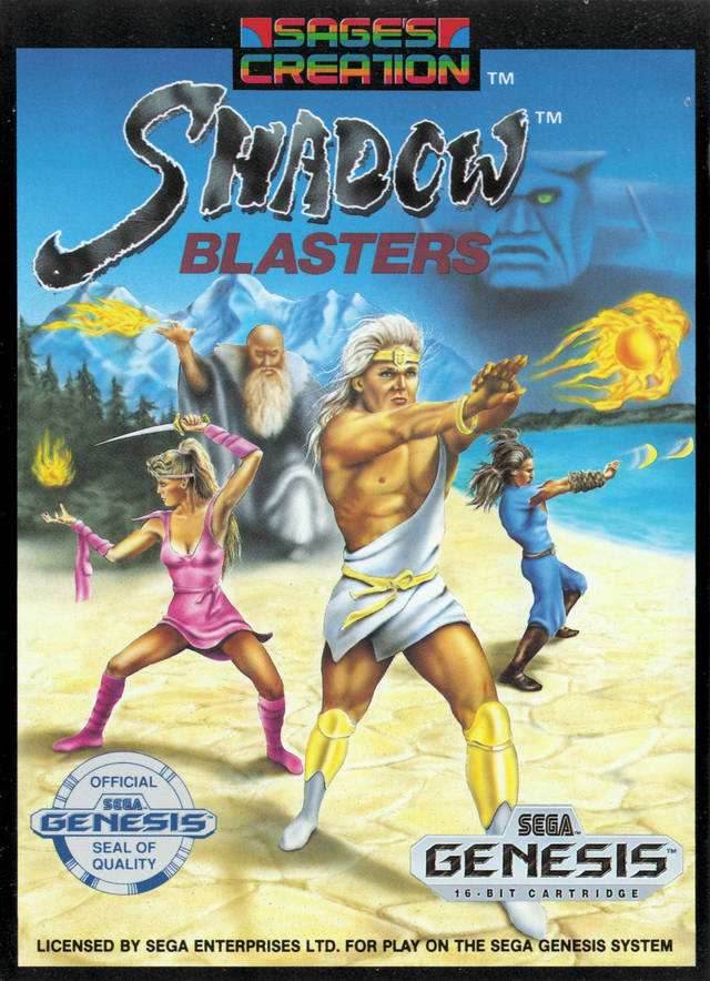 Shadow Blasters (Sega Genesis) - Game Manual Only