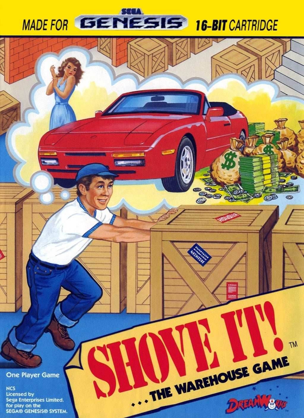 Shove It! ...The Warehouse Game (Sega Genesis) - Game Manual Only