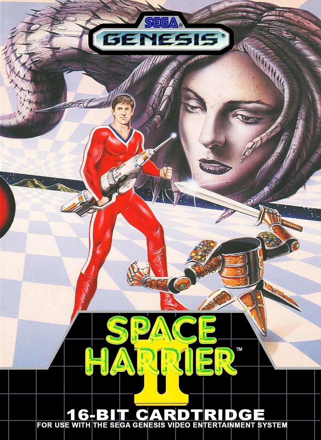 Space Harrier II (Sega Genesis) - Game Manual Only