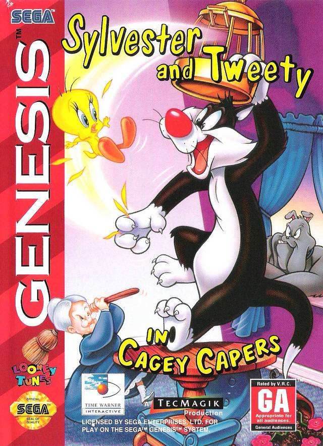 Sylvester and Tweety in Cagey Capers (Sega Genesis) - Game Manual Only