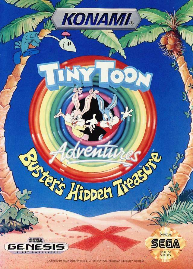 Tiny Toon Adventures: Buster's Hidden Treasure (Sega Genesis) - Game Manual Only