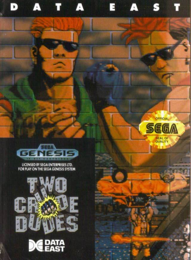 Two Crude Dudes (Sega Genesis) - Game Manual Only