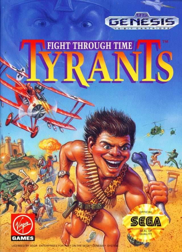 Tyrants: Fight Through Time (Sega Genesis) - Game Manual Only