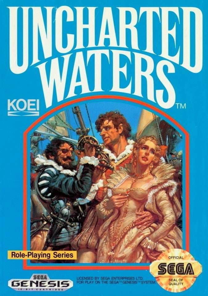 Uncharted Waters (Sega Genesis) - Game Manual Only