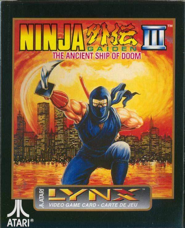 Ninja Gaiden III: Ancient Ship of Doom (Atari Lynx) - Game Manual Only