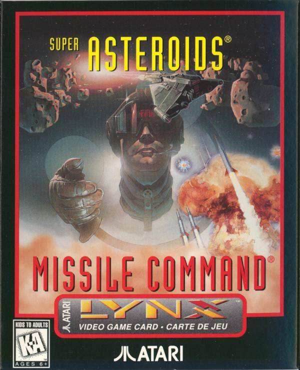 Super Asteroids & Missile Command (Atari Lynx) - Game Manual Only