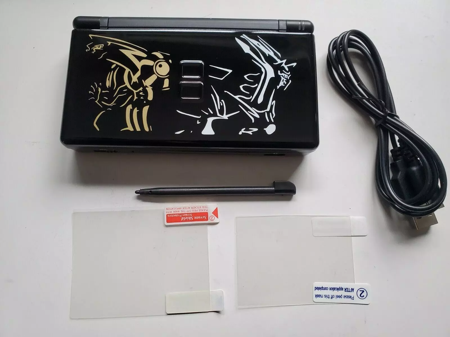 Nintendo DS Lite Console Pokemon Dialga & Palkia NDS, DSL, DSi, and GBA