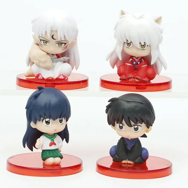 Inuyasha 4-Figure Set: Kagome, Sesshoumaru, Miroku