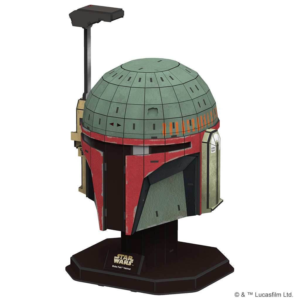 4D Paper Model Kit: Star Wars Boba Fett Helmet Style #1 -