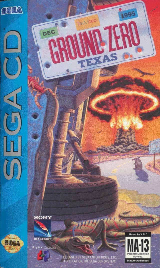 Ground Zero Texas (Sega CD) - Game Manual Only
