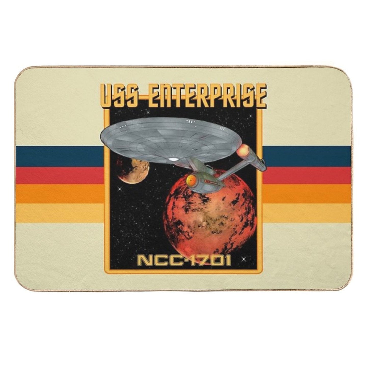 USS Enterprise NCC-1701 Anti-Trip Bath Mat