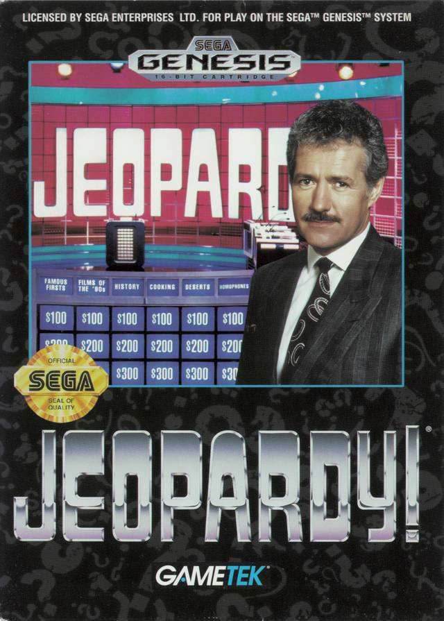 Jeopardy! (Sega Genesis) - Game Manual Only
