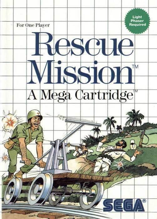 Rescue Mission (Sega Master System) - Game Manual Only