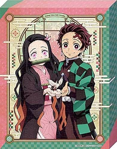 Demon Slayer Kimetsu No Yaiba Tanjiro and Nezuko Artboard Jigsaw Puzzle - Canvas Style -