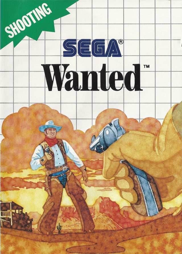 Wanted (Sega Master System) - Game Manual Only