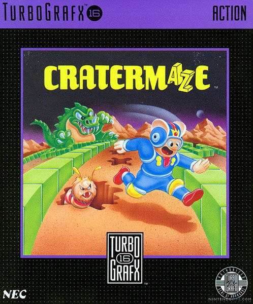 Cratermaze (TurboGrafx-16) - Game Manual Only