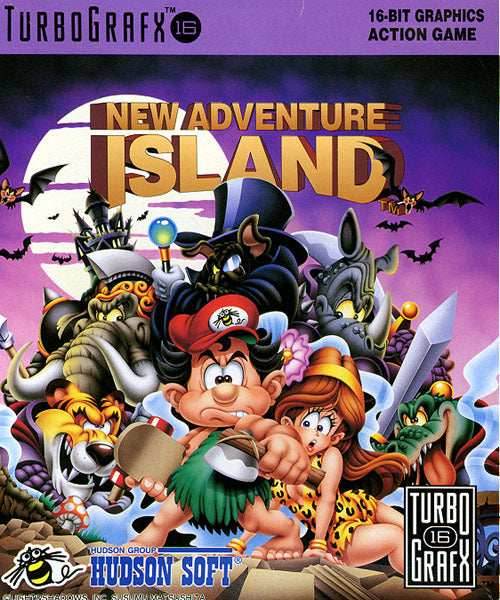 New Adventure Island (TurboGrafx-16) - Game Manual Only