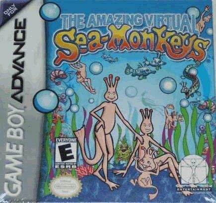 Amazing Virtual Sea-Monkeys (Gameboy Advance) - Game Manual Only