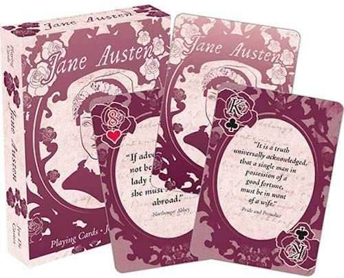 Aquarius Playing Cards: Jane Austen Quotes -