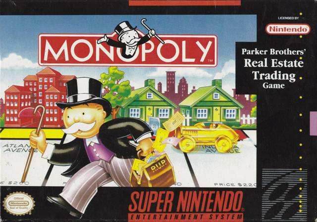 Monopoly (Super Nintendo) - Game Manual Only