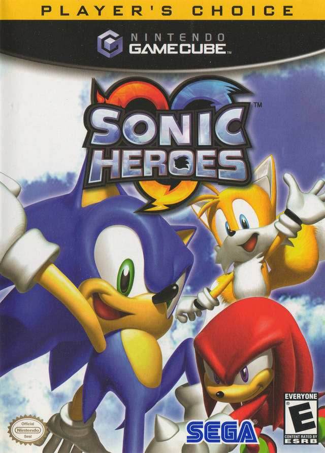 Sonic Heroes (Player's Choice) (Gamecube) - Game Manual Only