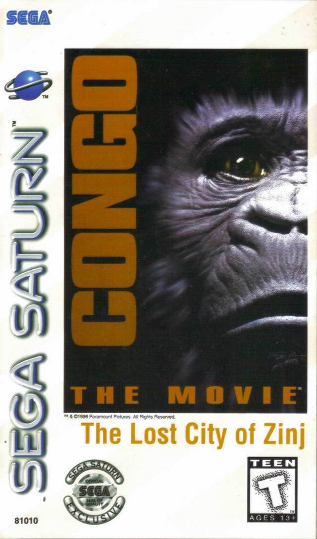 Congo the Movie: The Lost City of Zinj (Sega Saturn) - Game Manual Only