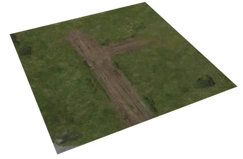The Walking Dead: All Out War - Deluxe Gaming Mat - Greene Farm -