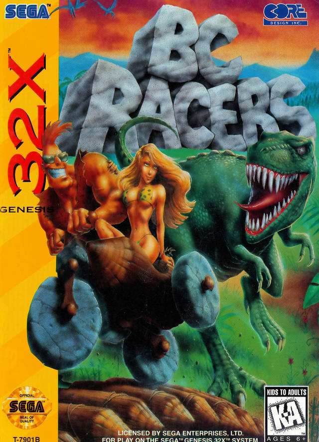 BC Racers 32X (Sega Genesis) - Game Manual Only