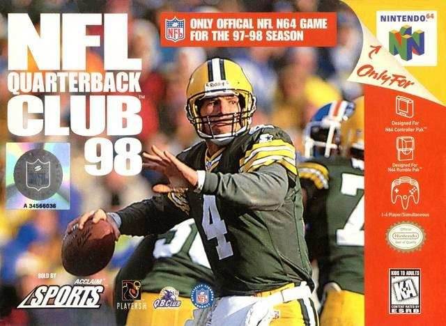 NFL Quarterback Club 98 (Nintendo 64) - Game Manual Only