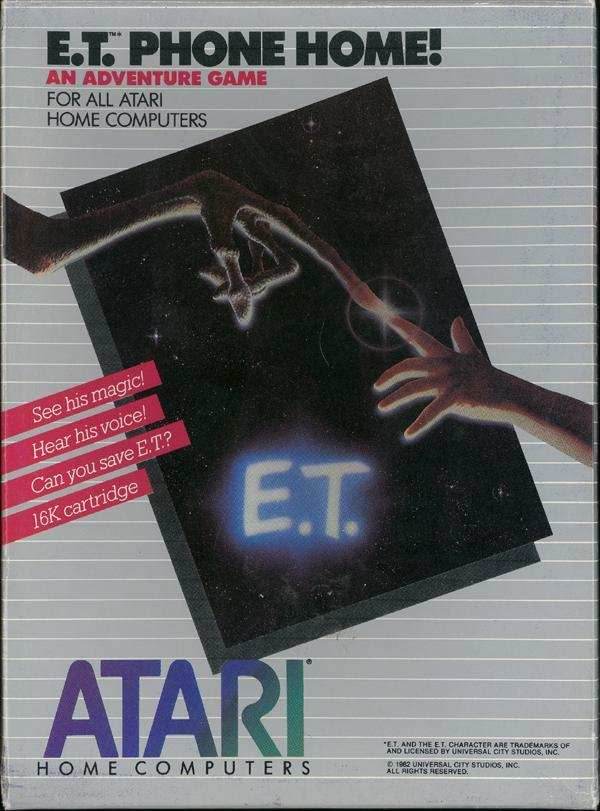 E.T Phone Home! (Atari 400/800) - Game Only