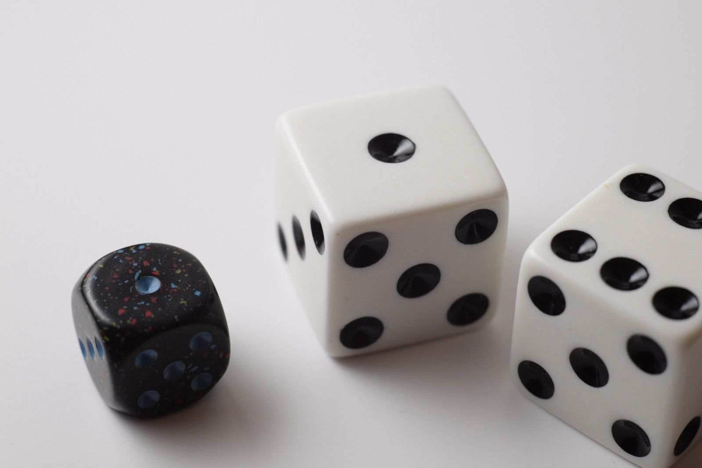 Jumbo 25mm 1 inch White (1) Dice RPG Board Game D6 Koplow Large Huge Dice -