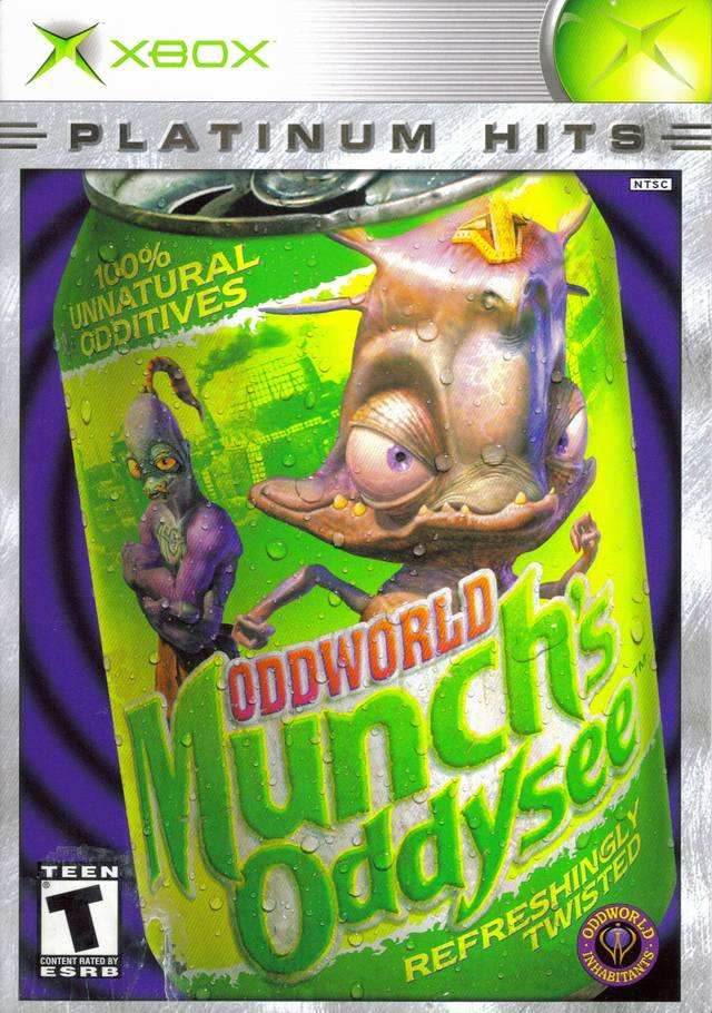 Oddworld: Munch's Oddysee (Platinum Hits) (Xbox) - Game Manual Only