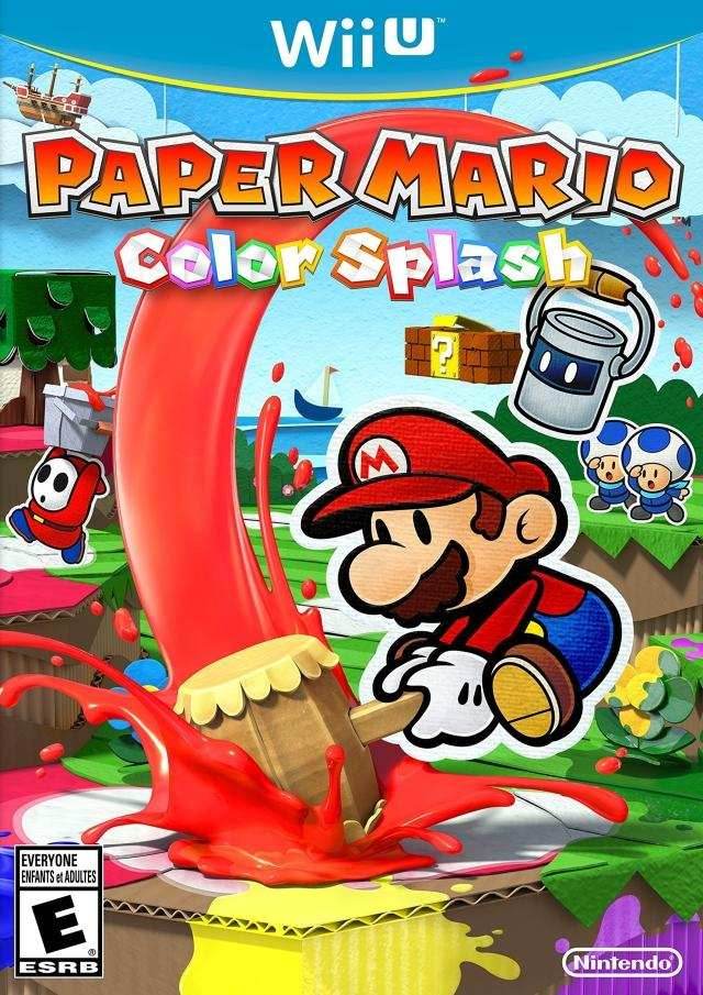 Paper Mario: Color Splash (WiiU) - Game Manual Only