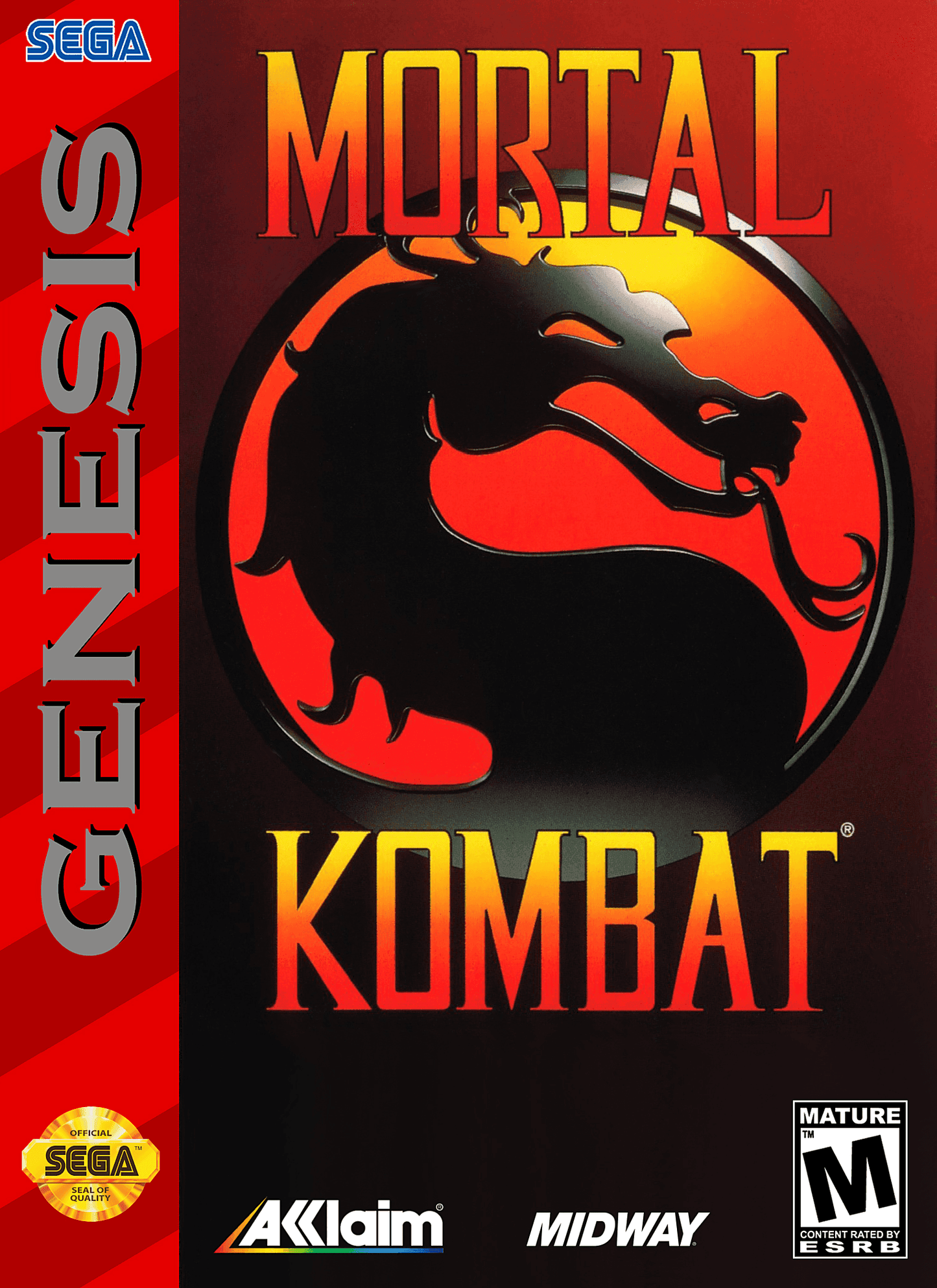 Mortal Kombat (Sega Genesis) - Game Manual Only