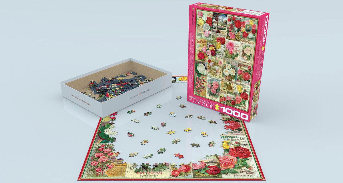 Puzzle: Seed Catalogue Collection - Roses Seed Catalogue Collection -
