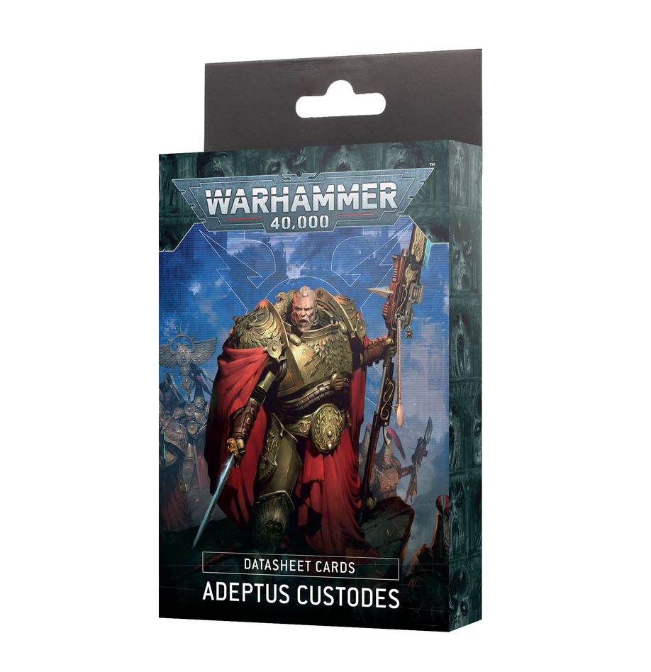 Warhammer 40k Datasheet Cards Adeptus Custodes -