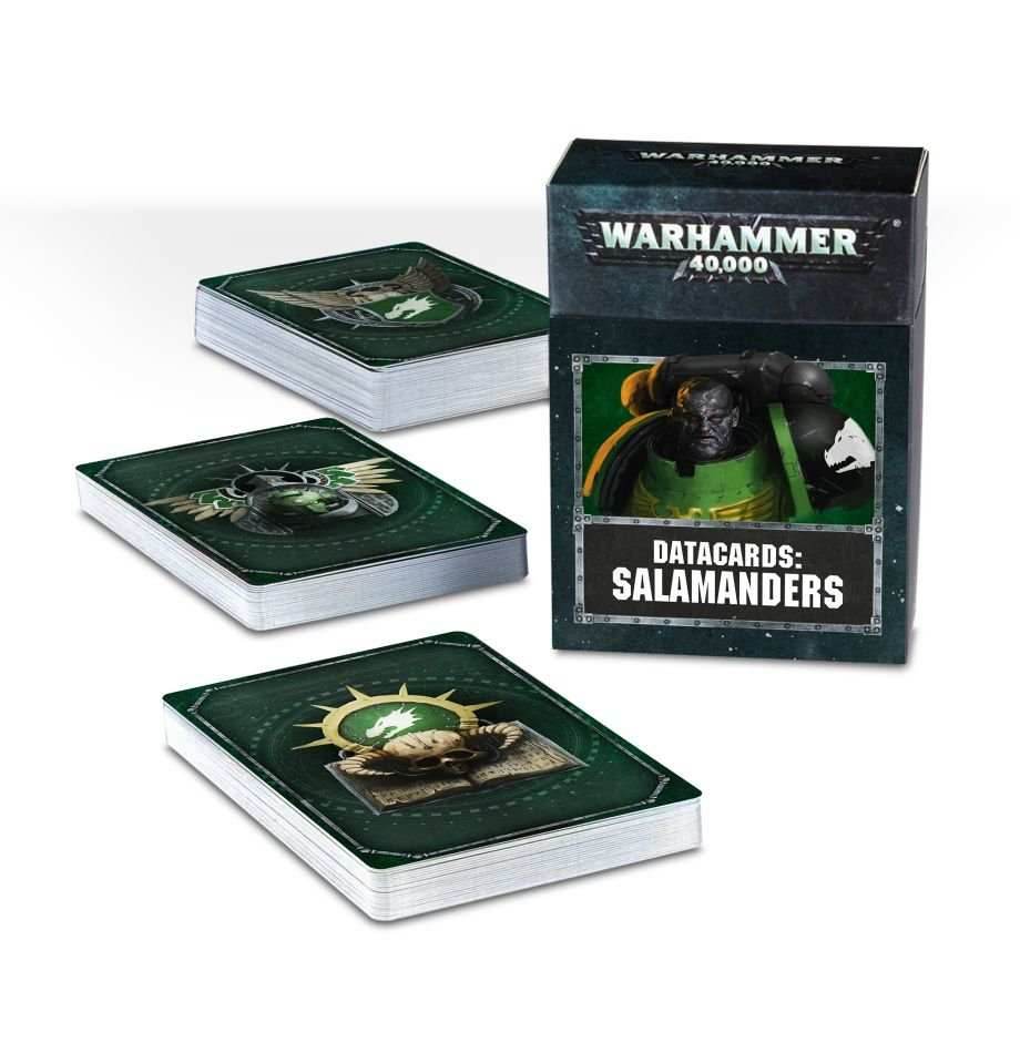 Warhammer 40K: Salamanders - Datacards -