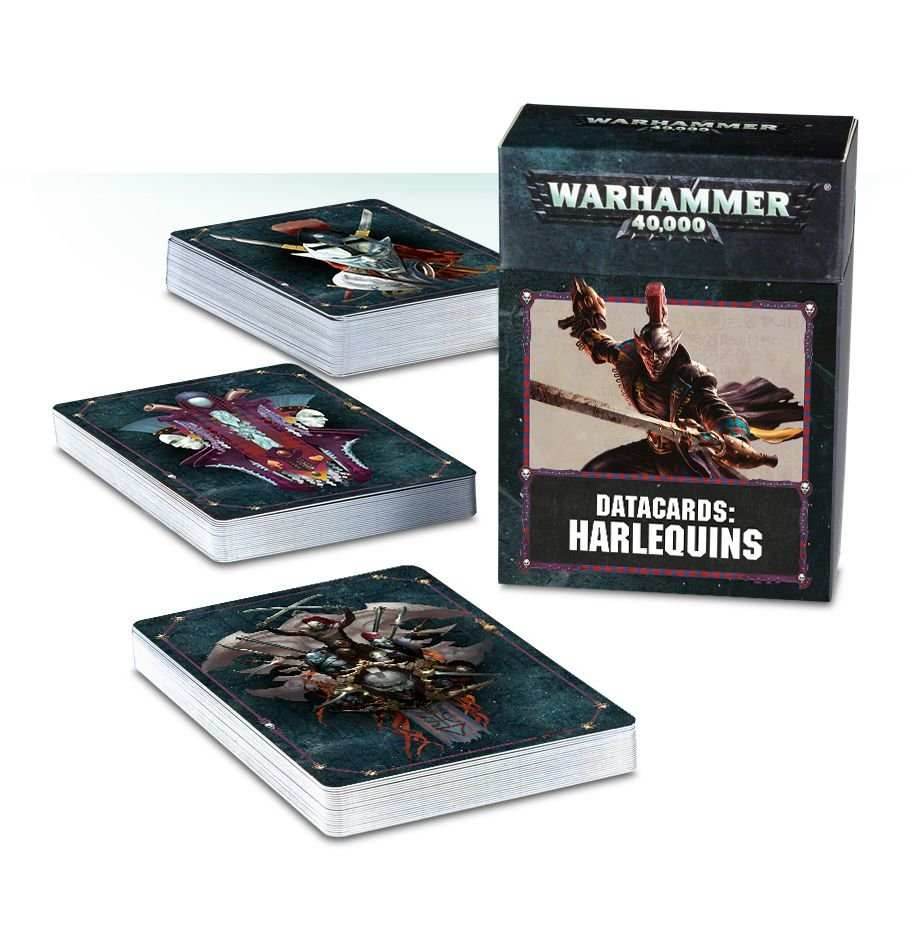 Warhammer 40K: Harlequins - Datacards -