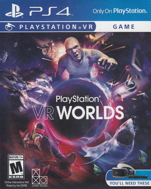 PlayStation VR WORLDS (Playstation 4) - Game Manual Only