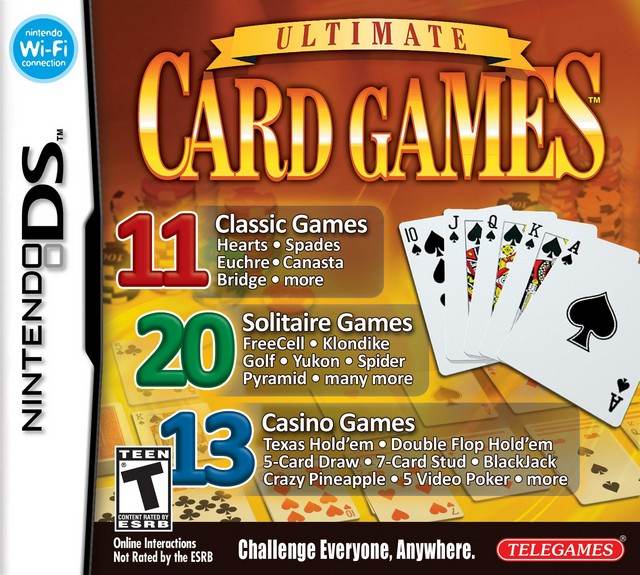 Ultimate Card Games (Nintendo DS) - Game Manual Only