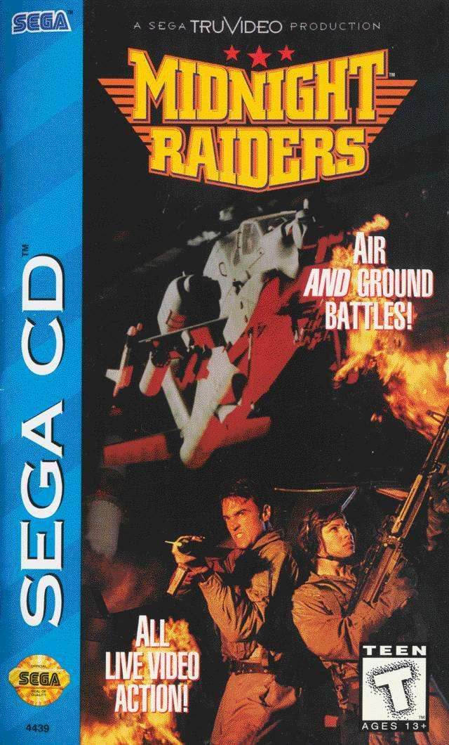 Midnight Raiders (Sega CD) - Game Manual Only