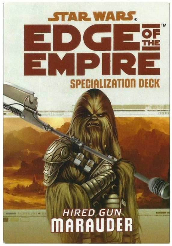 Star Wars: Edge of the Empire: Marauder Specialization Deck -