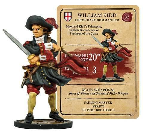 Blood & Plunder: English William Kidd Legendary Commander -