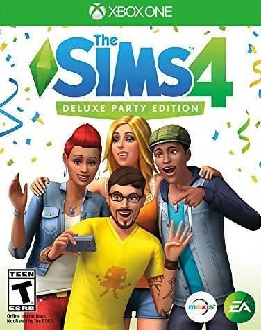 The Sims 4 Deluxe Party Edition (Xbox One) - Game Manual Only