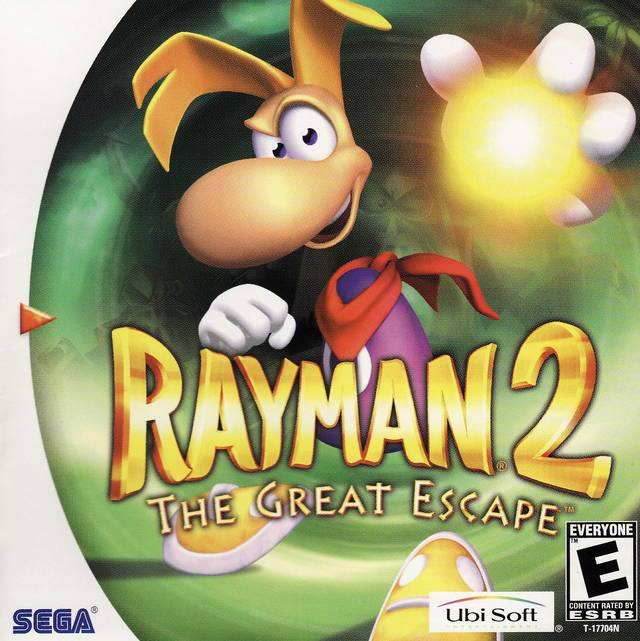 Rayman 2: The Great Escape (Sega Dreamcast) - Game Manual Only